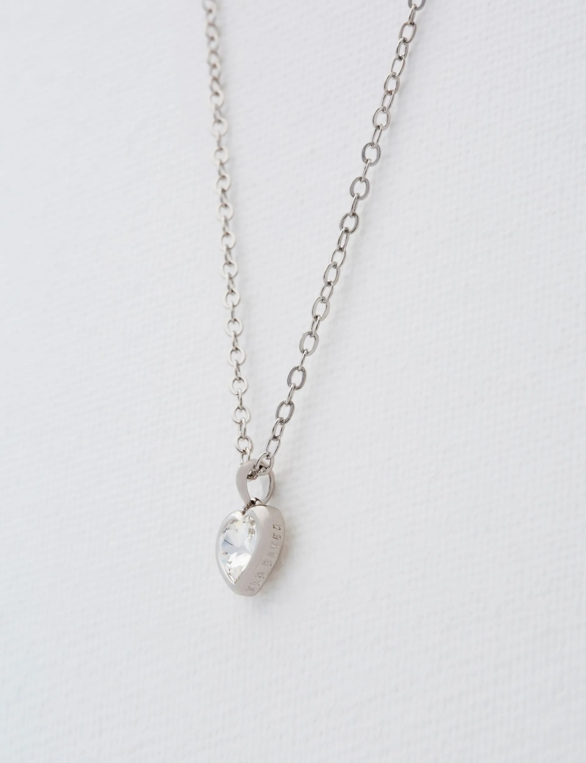 Damen Licensee Simon Harrison Festliche Kleidung|Damenschmuck<Solitär-Kristallherz-Anhänger-Halskette