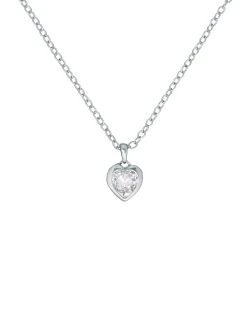Damen Licensee Simon Harrison Festliche Kleidung|Damenschmuck<Solitär-Kristallherz-Anhänger-Halskette