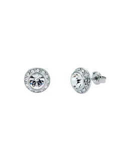 Damen Licensee Simon Harrison Damenschmuck|Sämtliches Zubehör<Solitär-Ohrstecker mit funkelndem Kristall