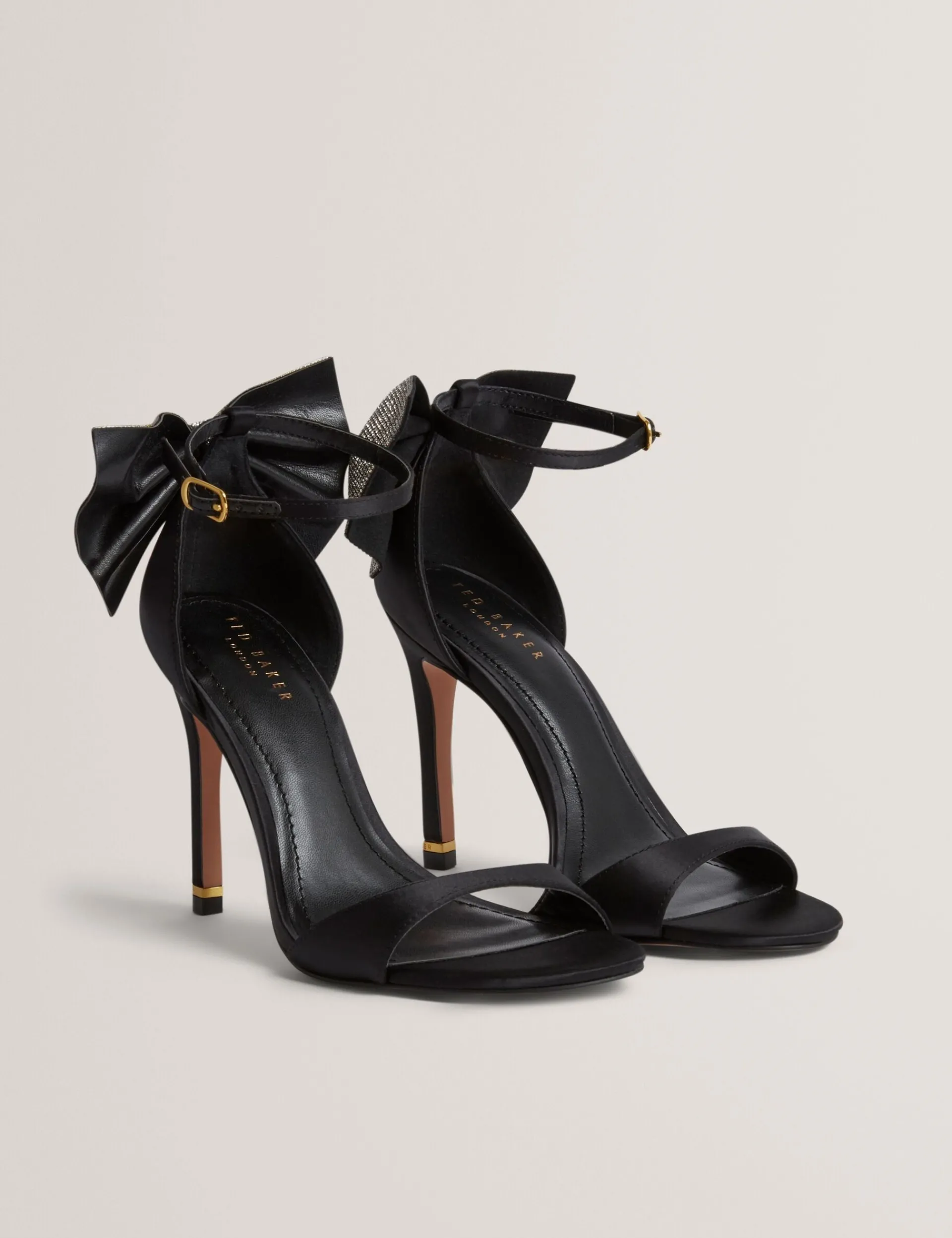 Damen New Lobster Limited Absätze|Luxusgeschenke Für Damen<Strass-Schleifen-Satin-Stiletto-Sandalen
