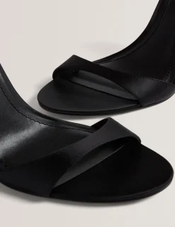 Damen New Lobster Limited Absätze|Luxusgeschenke Für Damen<Strass-Schleifen-Satin-Stiletto-Sandalen