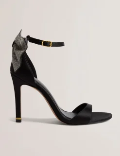 Damen New Lobster Limited Absätze|Luxusgeschenke Für Damen<Strass-Schleifen-Satin-Stiletto-Sandalen