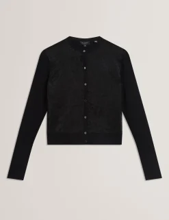 New Lobster Limited Anzüge & Zweiteiler|Oberteile & Blusen<Strickjacke mit Schnürung vorne