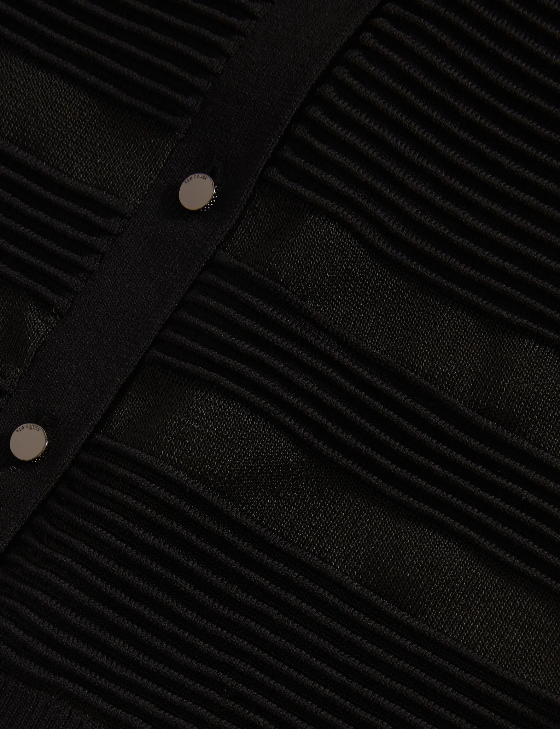 New Lobster Limited Anzüge & Zweiteiler|Oberteile & Blusen<Strickjacke mit transparentem Einsatz, schmal geschnitten
