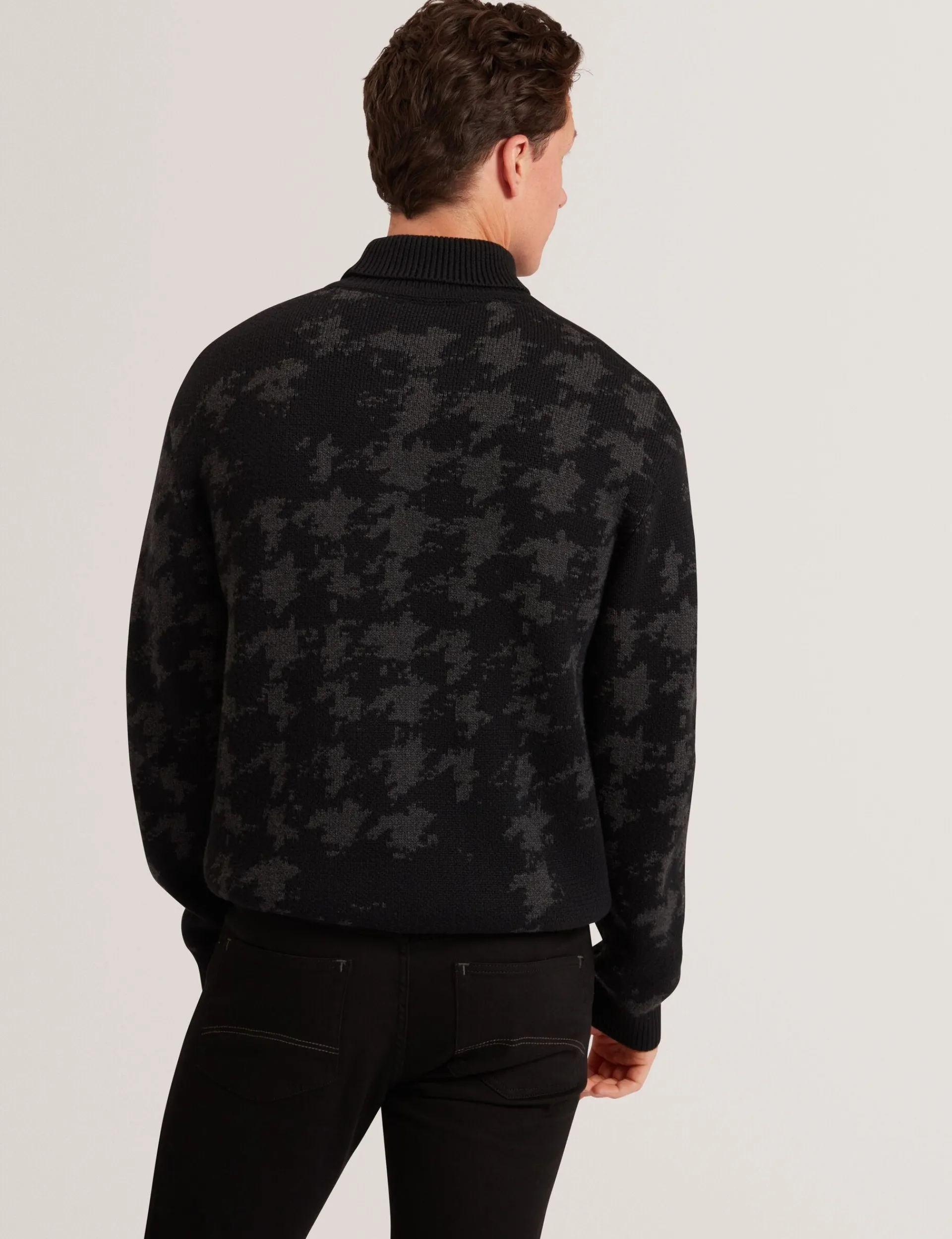 New Lobster Limited Sweatshirts & Kapuzenpullover|Pullover & Strickwaren<Strickpullover mit Rollkragen und Hahnentrittmuster