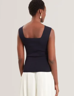 New Lobster Limited Oberteile & Blusen<Strickweste mit eckigem Ausschnitt