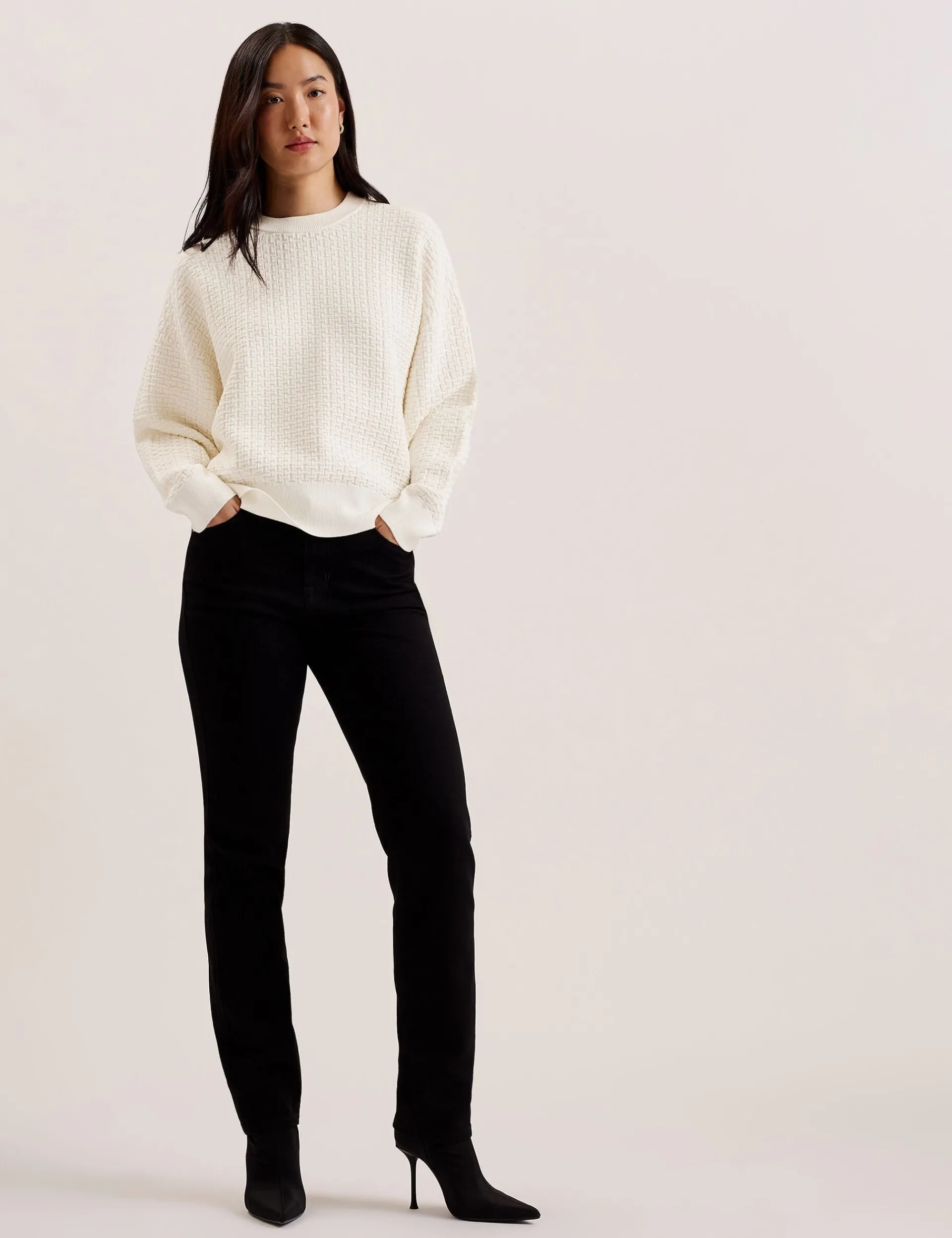 New Lobster Limited Oberteile & Blusen|Pullover & Strickjacken<Strukturierter T-Jacquard-Strickpullover