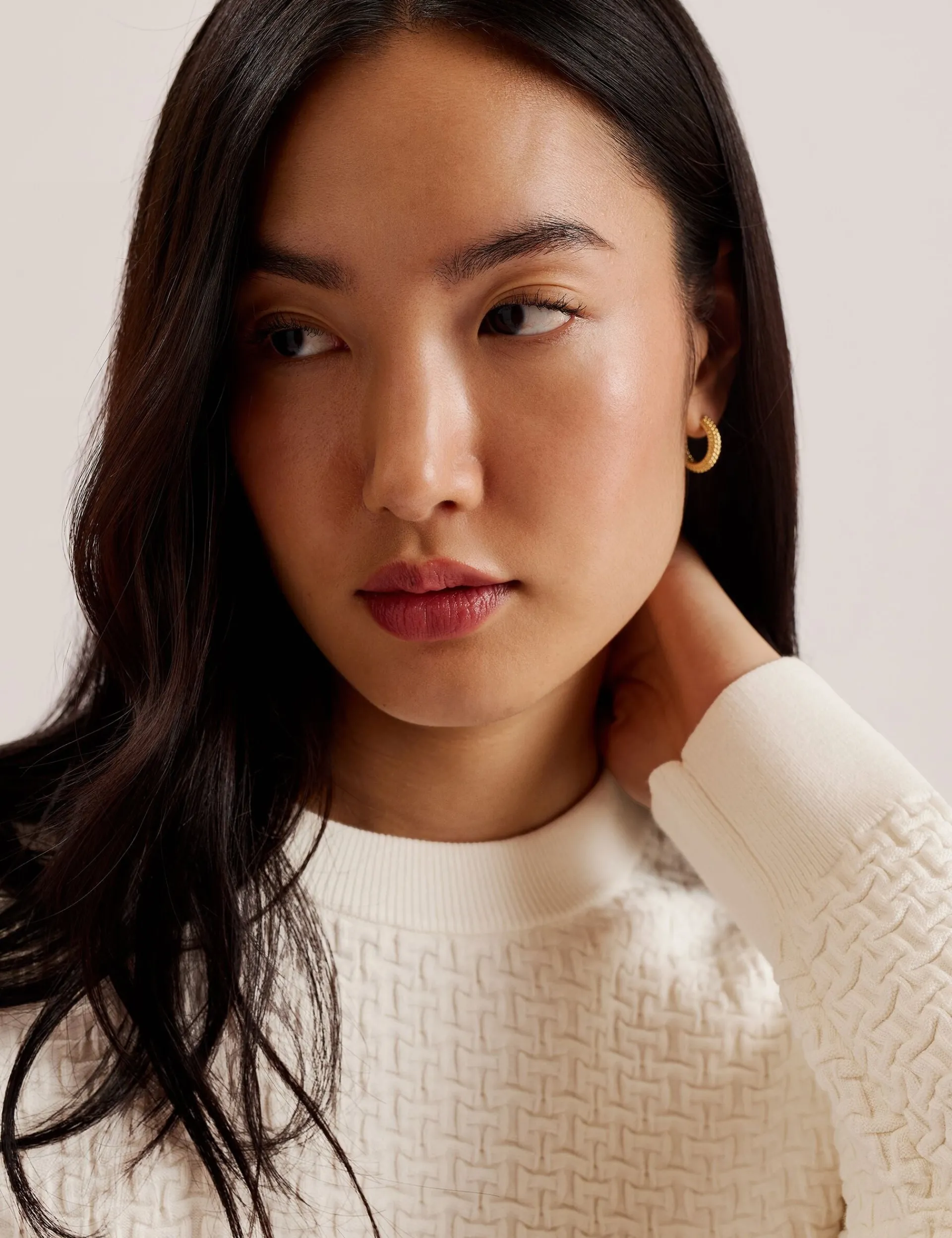 New Lobster Limited Oberteile & Blusen|Pullover & Strickjacken<Strukturierter T-Jacquard-Strickpullover