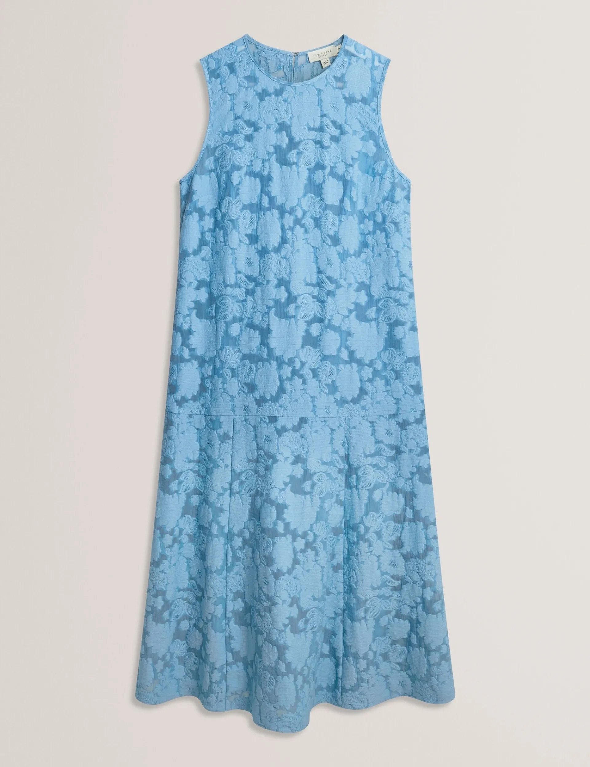 New Lobster Limited Festliche Kleidung|Die Hochzeitsredaktion<Strukturiertes, ärmelloses Midikleid mit tiefer Taille