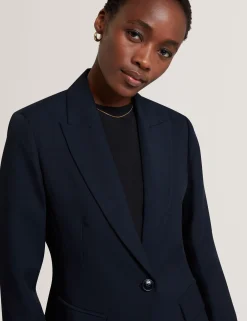 New Lobster Limited Anzüge & Zweiteiler|Mäntel Und Jacken<Taillierter Blazer aus Wollmischgewebe