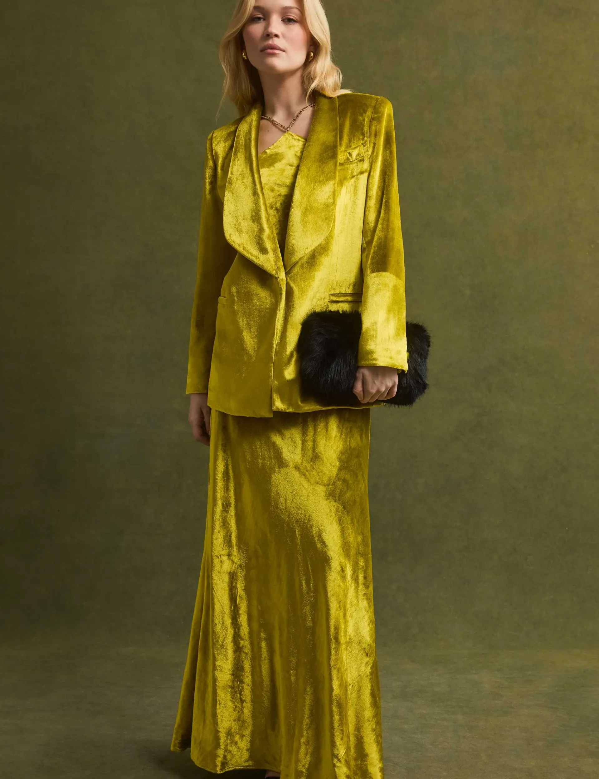 New Lobster Limited Mäntel Und Jacken<Taillierter Oversize-Blazer aus Samt