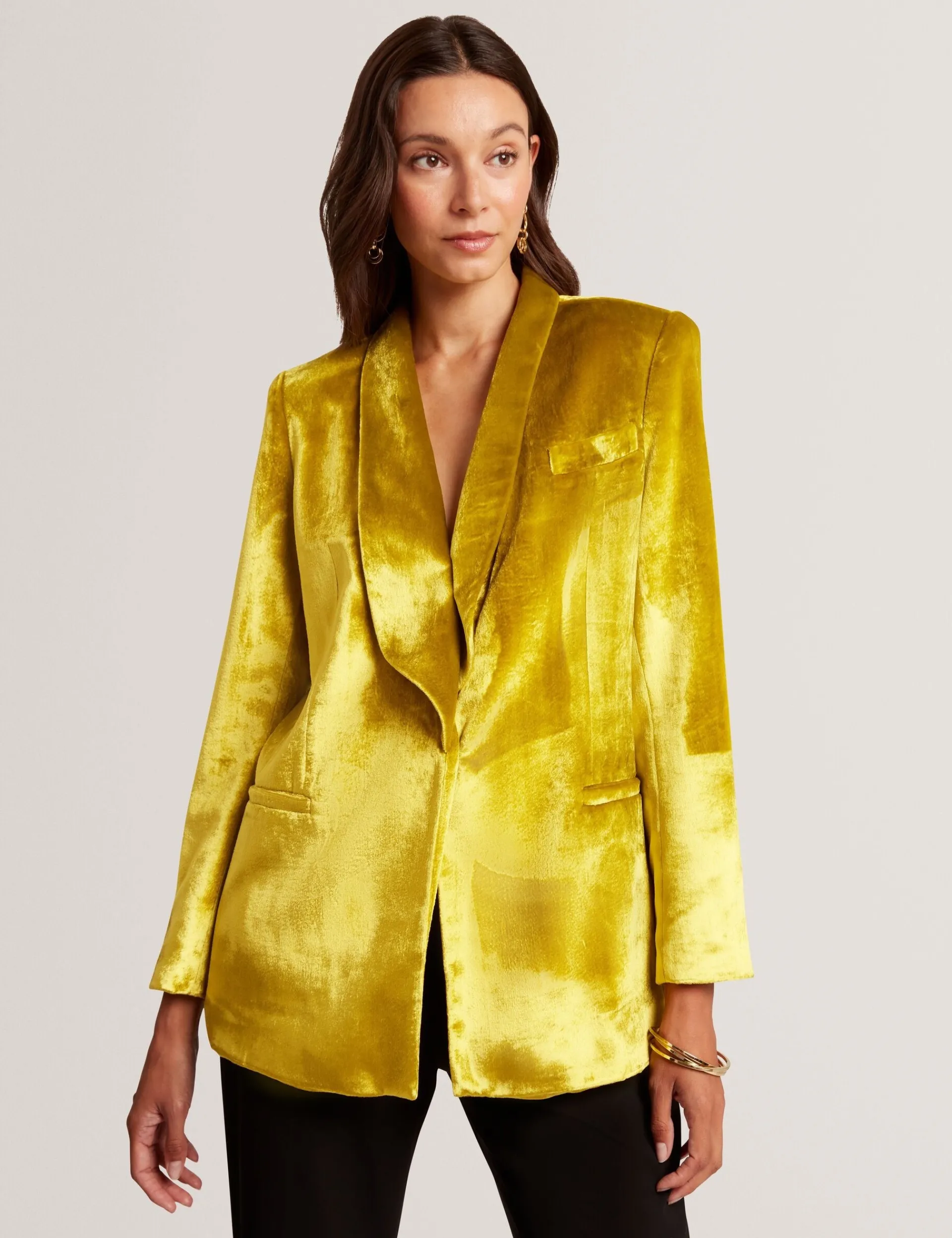 New Lobster Limited Mäntel Und Jacken<Taillierter Oversize-Blazer aus Samt