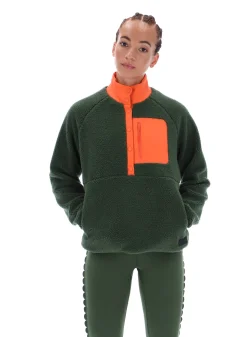 Licensee Batra Group Sportbekleidung<Thermojacke aus Borg-Fleece mit hohem Kragen zum Überziehen