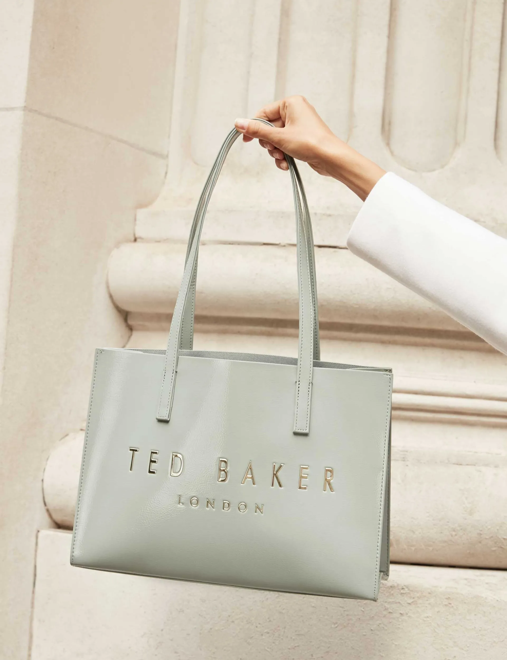 New Lobster Limited Tragetaschen|Icon & Signature Taschen<Tragetasche aus geknittertem PU in länglicher Icon-Form