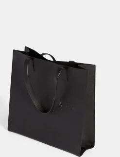 New Lobster Limited Tragetaschen|Icon & Signature Taschen<Tragetasche mit ikonischem Muster aus Kunstleder mit Kreuzschraffur