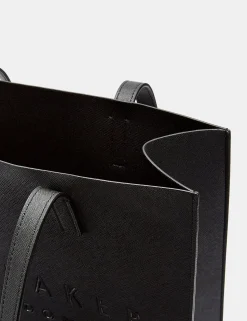 New Lobster Limited Tragetaschen|Icon & Signature Taschen<Tragetasche mit ikonischem Muster aus Kunstleder mit Kreuzschraffur