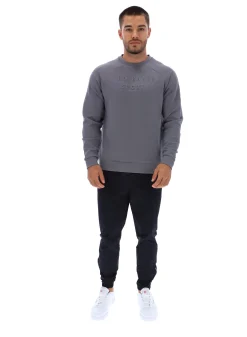 Licensee Batra Group Sportbekleidung<Trainings-Sweatshirt mit geprägtem Logo und Rundhalsausschnitt