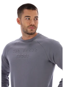 Licensee Batra Group Sportbekleidung<Trainings-Sweatshirt mit geprägtem Logo und Rundhalsausschnitt