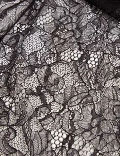 New Lobster Limited Festliche Kleidung|Kleider<Transparentes Maxikleid aus Spitze mit langen Ärmeln