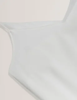 New Lobster Limited Festliche Kleidung|Oberteile & Blusen<Trägertop mit Chiffondetails und V-Ausschnitt