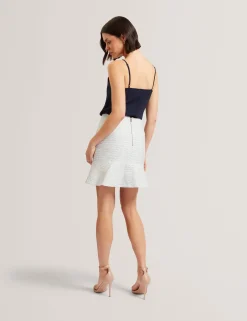 New Lobster Limited Festliche Kleidung|Oberteile & Blusen<Trägertop mit Chiffondetails und V-Ausschnitt