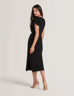 New Lobster Limited Kleider|Arbeitskleidung<Tulpenärmel-Midikleid mit Gürtel