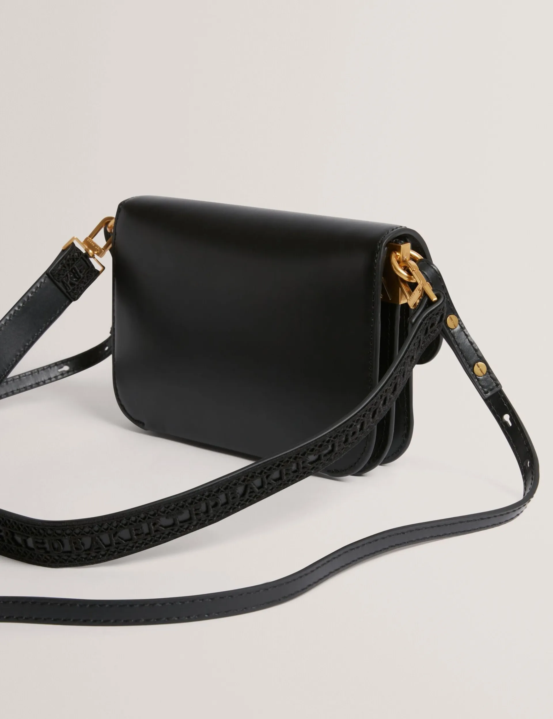 New Lobster Limited Umhängetaschen<Umhängetasche aus Leder mit Schlossdetails