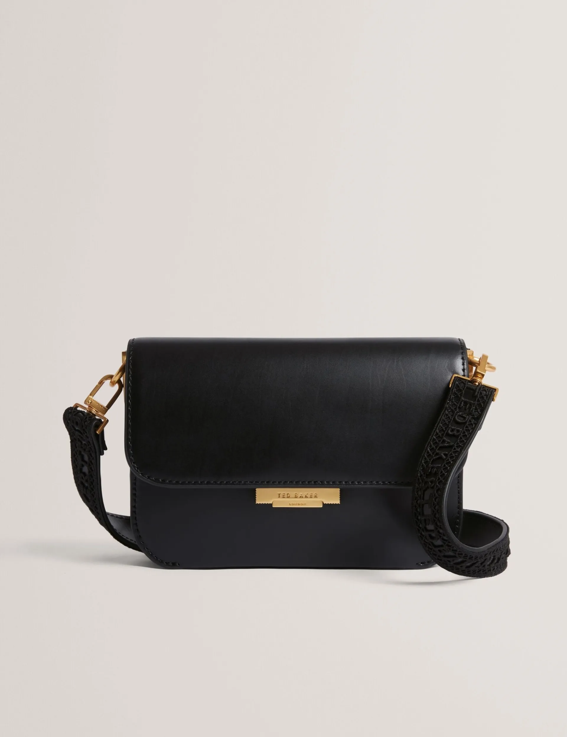 New Lobster Limited Umhängetaschen<Umhängetasche aus Leder mit Schlossdetails