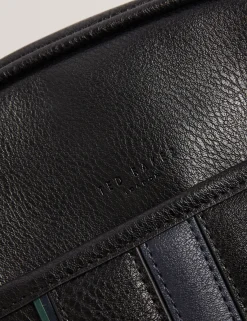 New Lobster Limited Umhängetaschen|Arbeitskleidung<Umhängetasche aus PU-Leder mit Streifenmuster