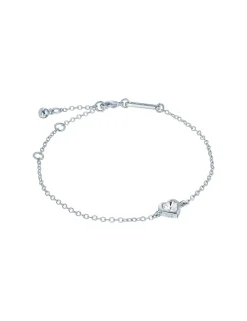 Damen Licensee Simon Harrison Damenschmuck|Sämtliches Zubehör<Verstellbares Armband mit Kristallherz