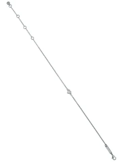 Damen Licensee Simon Harrison Damenschmuck|Die Hochzeitsredaktion<Verstellbares Mini-Kristallherz-Armband