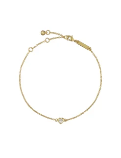 Damen Licensee Simon Harrison Damenschmuck|Die Hochzeitsredaktion<Verstellbares Mini-Kristallherz-Armband