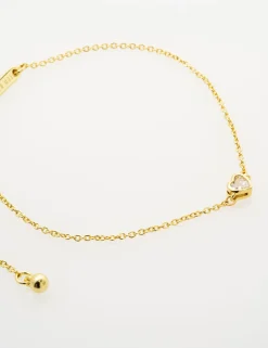 Damen Licensee Simon Harrison Damenschmuck|Die Hochzeitsredaktion<Verstellbares Mini-Kristallherz-Armband