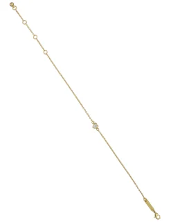 Damen Licensee Simon Harrison Damenschmuck|Die Hochzeitsredaktion<Verstellbares Mini-Kristallherz-Armband
