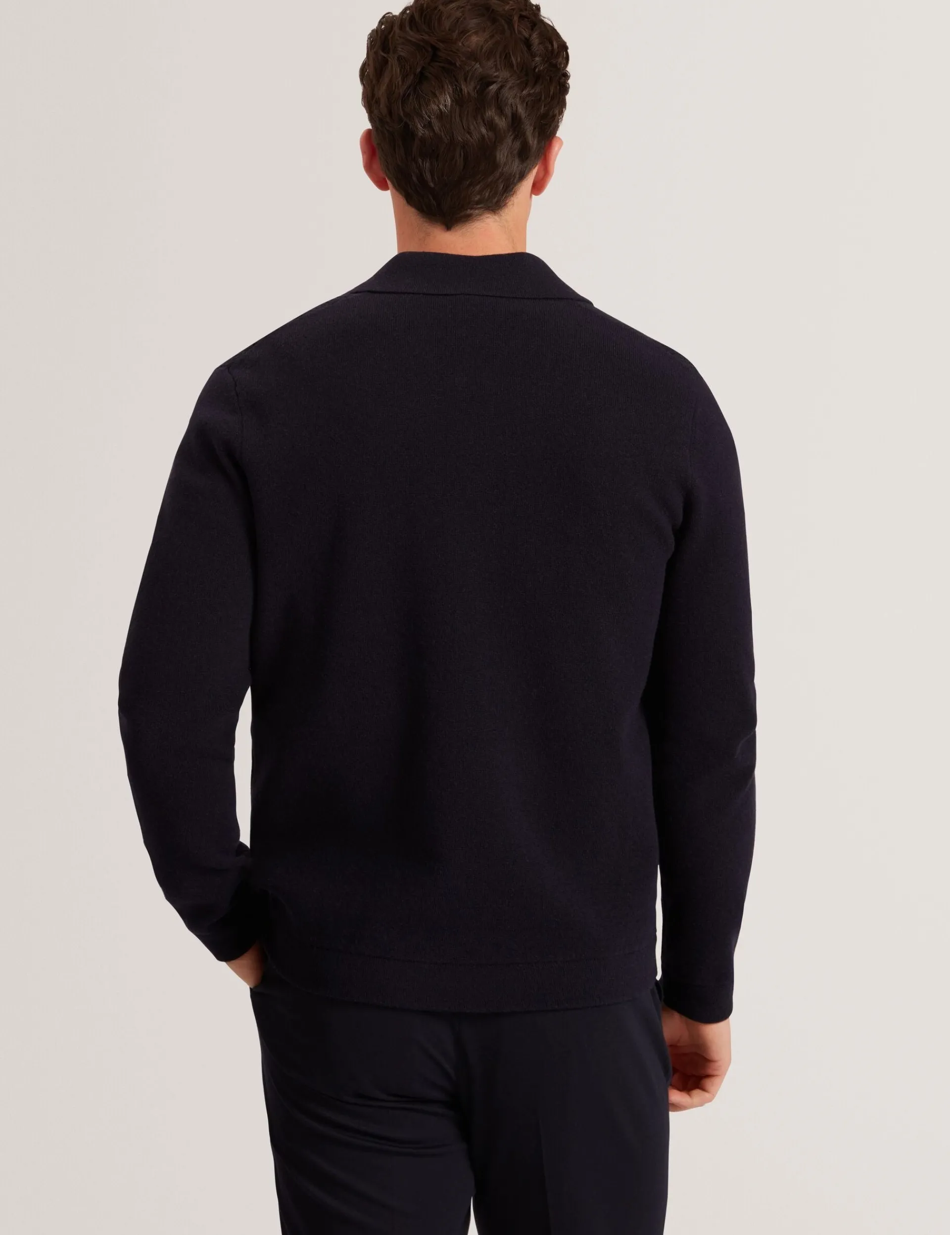 New Lobster Limited Breezy Blues Bearbeiten|Arbeitskleidung<Waffelstrickpullover mit Reißverschluss