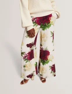 New Lobster Limited Anzüge & Zweiteiler|Hosen & Shorts<Weit geschnittene Webhose mit Dahlienmuster