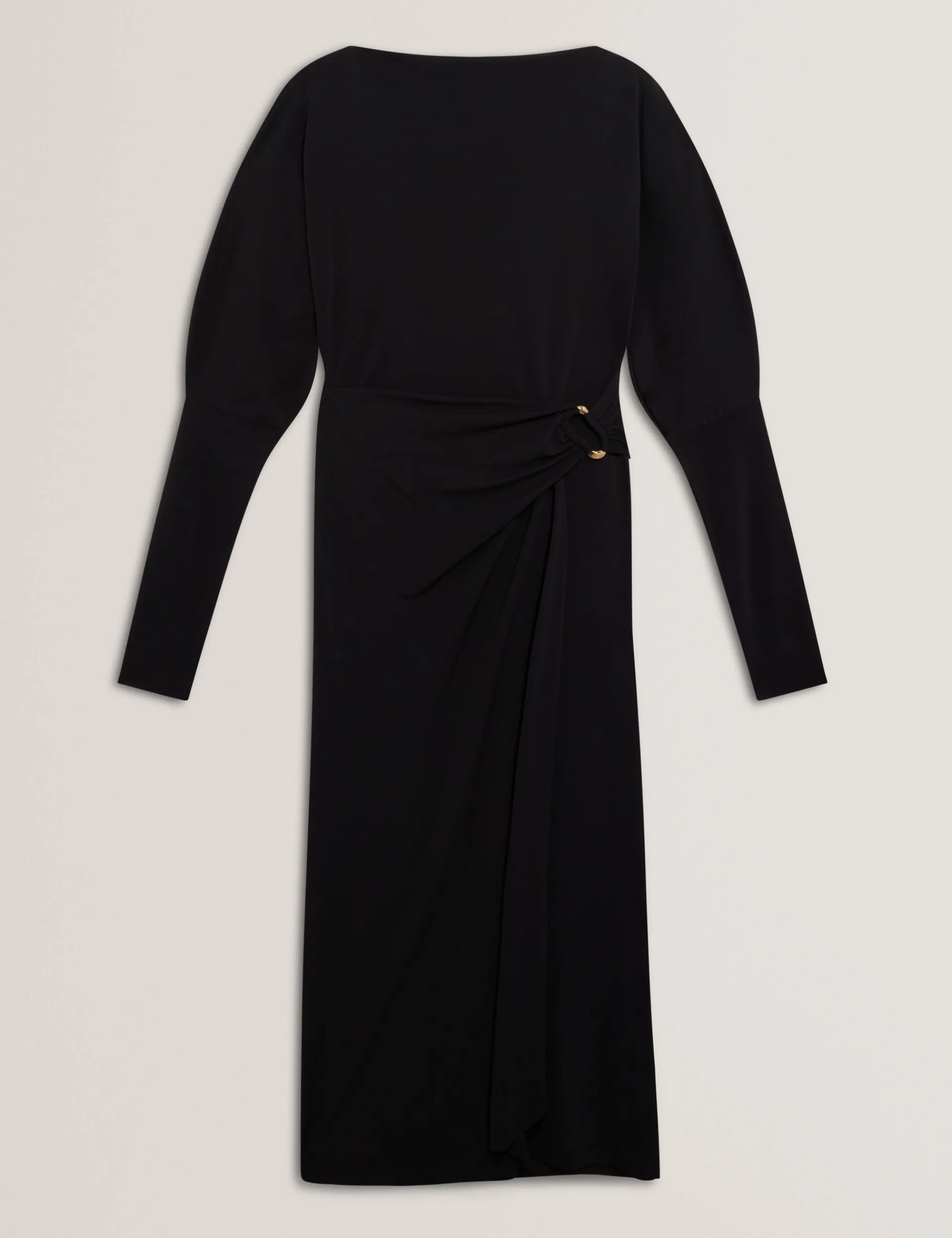 New Lobster Limited Festliche Kleidung|Kleider<Wickelkleid aus Jersey mit langen Ärmeln, Midi-Länge