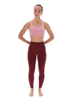 Licensee Batra Group Sportbekleidung<Yoga-BH mit Wellenkante und Racerback-Ausschnitt