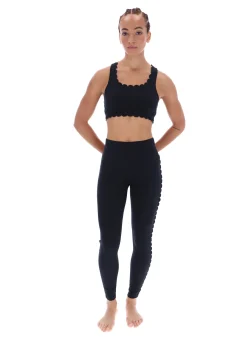 Licensee Batra Group Sportbekleidung<Yoga-BH mit Wellenkante und Racerback-Ausschnitt