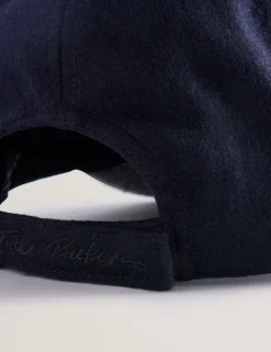 New Lobster Limited Hüte, Handschuhe & Schals|Breezy Blues Bearbeiten<Zweifarbige Baseballkappe aus Wollmischgewebe